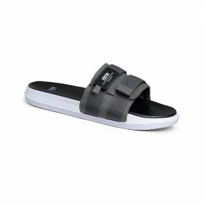 Sandal Slide Stereo Grey White