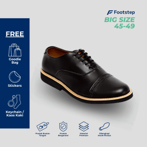Sepatu Pantofel Big Size Jumbo Legacy Oxford Black