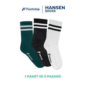Paket Kaos Kaki Unisex Hansen Serie