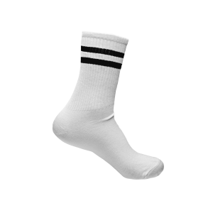 Kaos Kaki Unisex Hansen White
